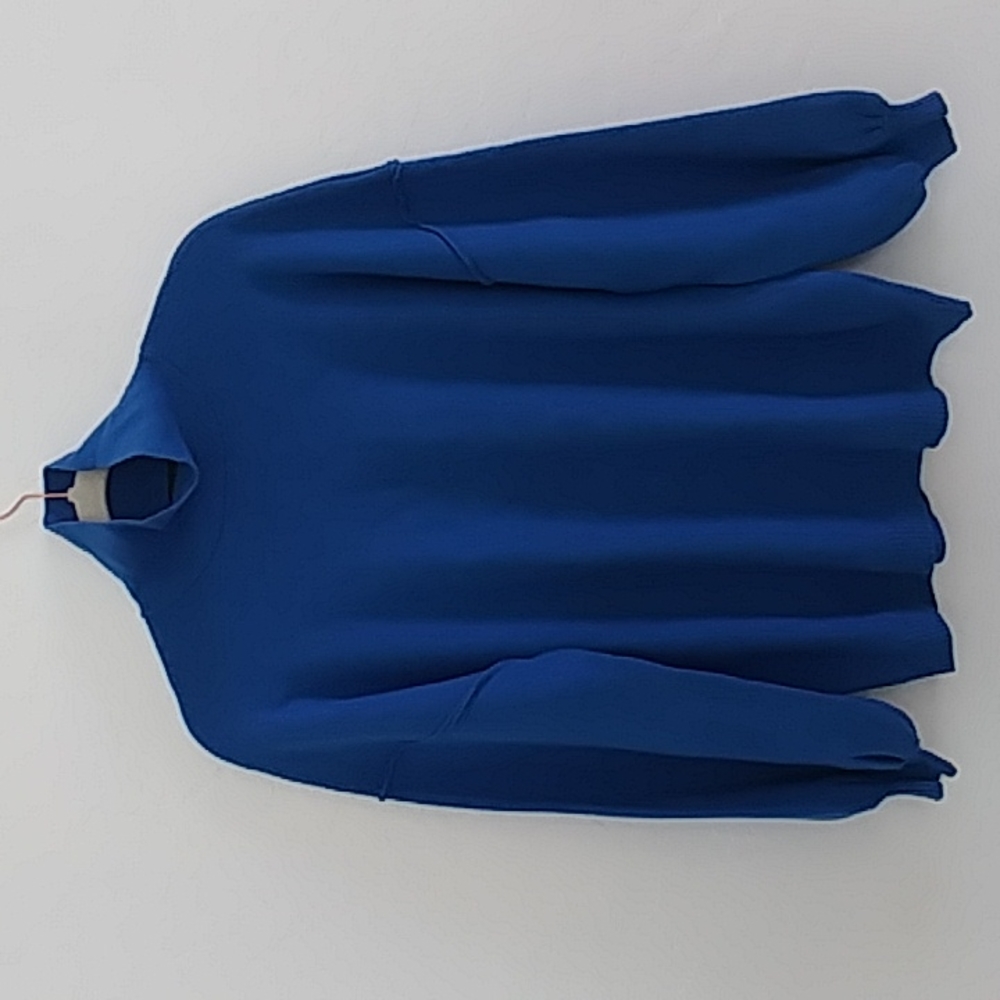 VICI | mockneck knit sweater | blue | S